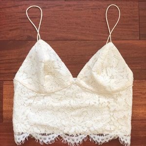 ANTHROPOLOGIE bhldn lace tank top (size M) (NWOT)